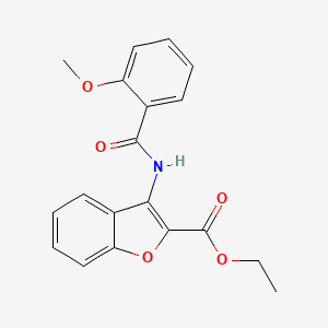 Ethyl 3-[(2-methoxybenzoyl)amino]-1-benzofuran-2-carboxylate