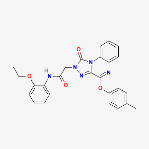 N-(2-ethoxyphenyl)-2-(1-oxo-4-(p-tolyloxy)-[1,2,4]triazolo[4,3-a]quinoxalin-2(1H)-yl)acetamide