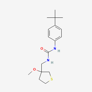 1-(4-(Tert-butyl)phenyl)-3-((3-methoxytetrahydrothiophen-3-yl)methyl)urea