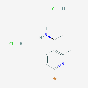 (S)-1-(6-Bromo-2-methylpyridin-3-yl)ethan-1-amine dihydrochloride