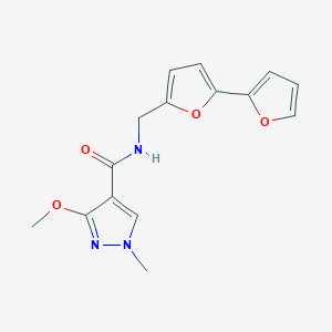 N-([2,2'-bifuran]-5-ylmethyl)-3-methoxy-1-methyl-1H-pyrazole-4-carboxamide
