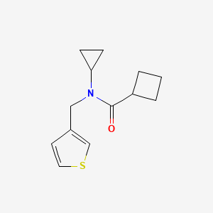 N-cyclopropyl-N-(thiophen-3-ylmethyl)cyclobutanecarboxamide