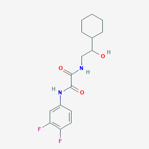 N1-(2-cyclohexyl-2-hydroxyethyl)-N2-(3,4-difluorophenyl)oxalamide