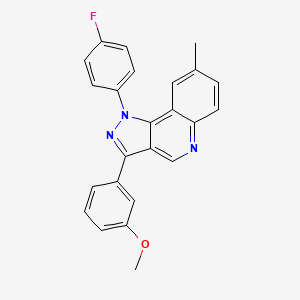 1-(4-fluorophenyl)-3-(3-methoxyphenyl)-8-methyl-1H-pyrazolo[4,3-c]quinoline