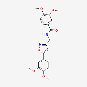 N-((5-(3,4-dimethoxyphenyl)isoxazol-3-yl)methyl)-3,4-dimethoxybenzamide