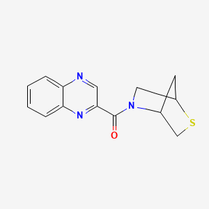 2-Thia-5-azabicyclo[2.2.1]heptan-5-yl(quinoxalin-2-yl)methanone