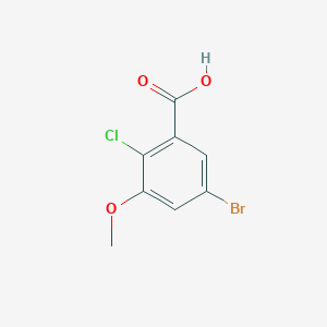 5-Bromo-2-chloro-3-methoxybenzoic acid