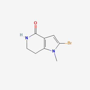 2-Bromo-1-methyl-6,7-dihydro-5H-pyrrolo[3,2-c]pyridin-4-one