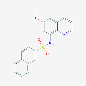 N-(6-methoxyquinolin-8-yl)naphthalene-2-sulfonamide