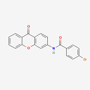 4-bromo-N-(9-oxo-9H-xanthen-3-yl)benzamide
