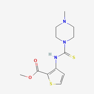 Methyl 3-{[(4-methylpiperazin-1-yl)carbonothioyl]amino}thiophene-2-carboxylate