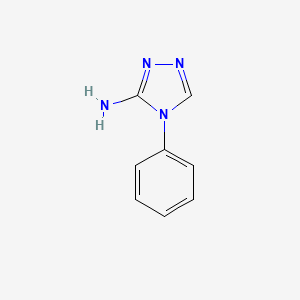 molecular formula C8H8N4 B2674879 4-苯基-4H-1,2,4-三唑-3-胺 CAS No. 2434-63-1