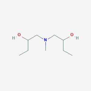 molecular formula C9H21NO2 B2674884 1-[2-Hydroxybutyl(methyl)amino]butan-2-ol CAS No. 16677-76-2