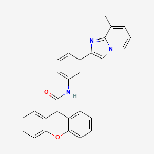 N-(3-(8-methylimidazo[1,2-a]pyridin-2-yl)phenyl)-9H-xanthene-9-carboxamide