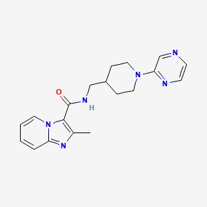 2-methyl-N-((1-(pyrazin-2-yl)piperidin-4-yl)methyl)imidazo[1,2-a]pyridine-3-carboxamide