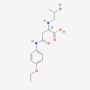 4-((4-Ethoxyphenyl)amino)-2-((2-hydroxypropyl)amino)-4-oxobutanoic acid