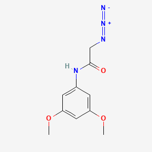 molecular formula C10H12N4O3 B2674950 2-azido-N-(3,5-dimethoxyphenyl)acetamide CAS No. 1325304-00-4