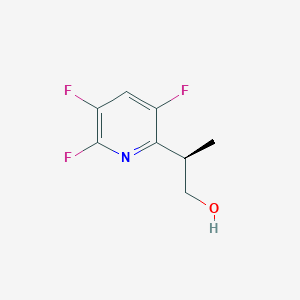 (2R)-2-(3,5,6-Trifluoropyridin-2-yl)propan-1-ol