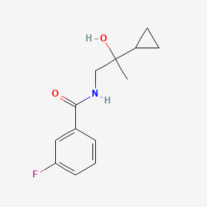 N-(2-cyclopropyl-2-hydroxypropyl)-3-fluorobenzamide