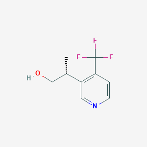 (2R)-2-[4-(Trifluoromethyl)pyridin-3-yl]propan-1-ol