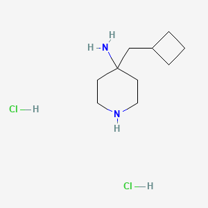 4-(Cyclobutylmethyl)piperidin-4-amine dihydrochloride