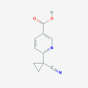 6-(1-Cyanocyclopropyl)nicotinic acid