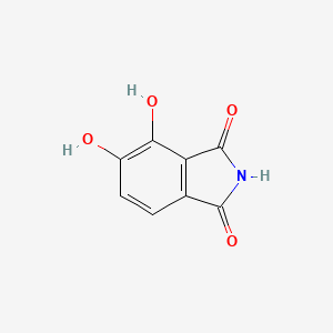 molecular formula C8H5NO4 B2675033 4,5-dihydroxy-2,3-dihydro-1H-isoindole-1,3-dione CAS No. 153356-72-0