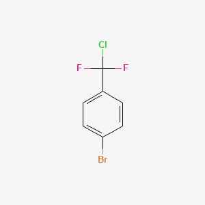 molecular formula C7H4BrClF2 B2675047 1-Bromo-4-[chloro(difluoro)methyl]benzene CAS No. 137780-57-5