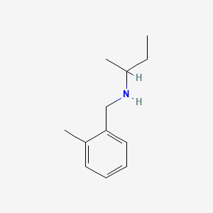 molecular formula C12H19N B2675085 N-(2-methylbenzyl)butan-2-amine CAS No. 893590-54-0