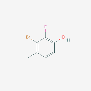 molecular formula C7H6BrFO B2675090 3-溴-2-氟-4-甲基苯酚 CAS No. 1805554-64-6