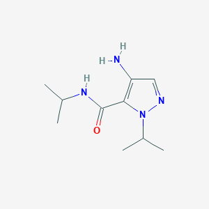 molecular formula C10H18N4O B2675102 4-Amino-N,1-diisopropyl-1H-pyrazole-5-carboxamide CAS No. 1894053-87-2