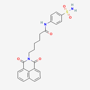 6-(1,3-dioxo-1H-benzo[de]isoquinolin-2(3H)-yl)-N-(4-sulfamoylphenyl)hexanamide