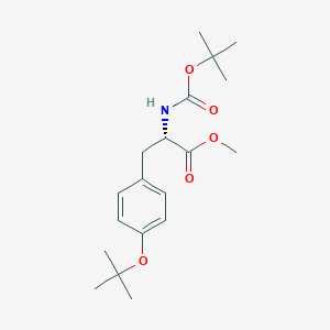 molecular formula C19H29NO5 B2675142 methyl (2S)-2-{[(tert-butoxy)carbonyl]amino}-3-[4-(tert-butoxy)phenyl]propanoate CAS No. 30845-22-8