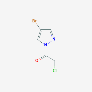 molecular formula C5H4BrClN2O B2675217 1-(4-Bromopyrazol-1-yl)-2-chloroethanone CAS No. 514217-70-0