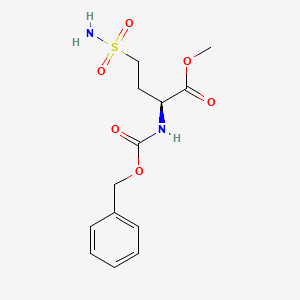 molecular formula C13H18N2O6S B2675267 Methyl (2S)-2-(phenylmethoxycarbonylamino)-4-sulfamoylbutanoate CAS No. 2137030-54-5