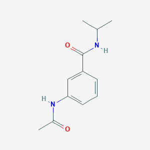 molecular formula C12H16N2O2 B267527 3-(acetylamino)-N-isopropylbenzamide 