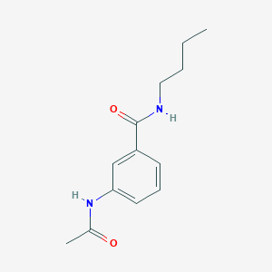 molecular formula C13H18N2O2 B267542 3-(acetylamino)-N-butylbenzamide 