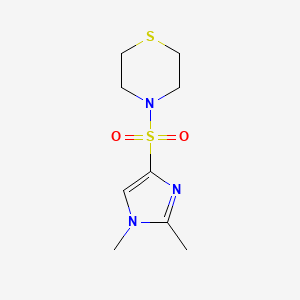 4-(1,2-Dimethylimidazol-4-yl)sulfonylthiomorpholine