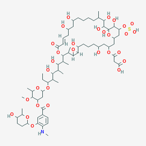 molecular formula C68H111NO30S B026755 Notonesomycin A CAS No. 102525-63-3