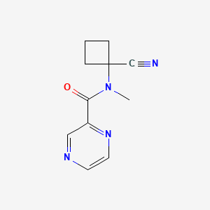 N-(1-cyanocyclobutyl)-N-methylpyrazine-2-carboxamide