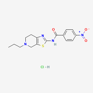 4-nitro-N-(5-propyl-4,5,6,7-tetrahydrothiazolo[5,4-c]pyridin-2-yl)benzamide hydrochloride