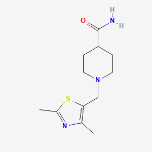 1-[(2,4-Dimethyl-1,3-thiazol-5-yl)methyl]piperidine-4-carboxamide