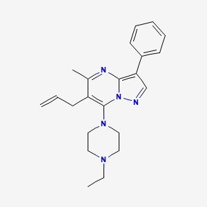 6-Allyl-7-(4-ethylpiperazin-1-yl)-5-methyl-3-phenylpyrazolo[1,5-a]pyrimidine