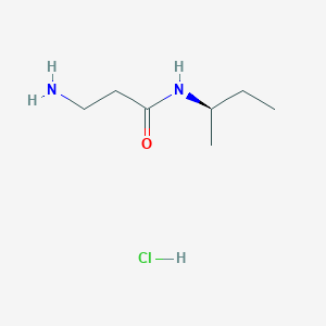 3-Amino-N-[(2R)-butan-2-yl]propanamide;hydrochloride