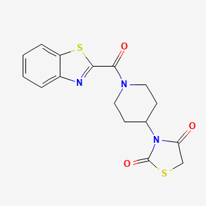 3-(1-(Benzo[d]thiazole-2-carbonyl)piperidin-4-yl)thiazolidine-2,4-dione