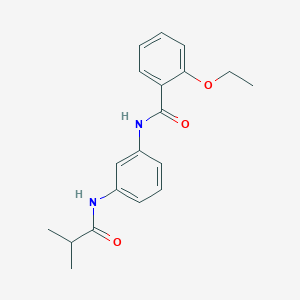 molecular formula C19H22N2O3 B267557 2-ethoxy-N-[3-(isobutyrylamino)phenyl]benzamide 