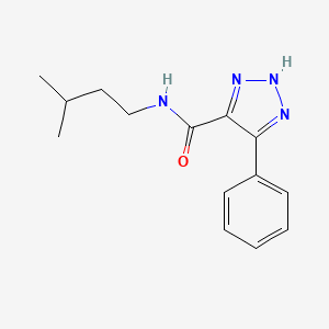 N-isopentyl-4-phenyl-1H-1,2,3-triazole-5-carboxamide