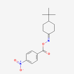 molecular formula C17H22N2O4 B2675605 [(4-Tert-butylcyclohexylidene)amino] 4-nitrobenzoate CAS No. 329079-18-7