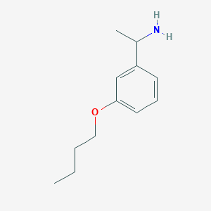 molecular formula C12H19NO B2675623 1-(3-Butoxyphenyl)ethanamine CAS No. 925180-09-2