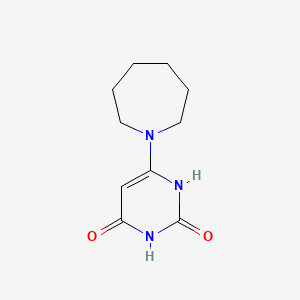 molecular formula C10H15N3O2 B2675631 6-(azepan-1-yl)-1H-pyrimidine-2,4-dione CAS No. 627059-48-7